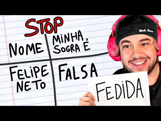 BRINO JOGANDO O STOP MAIS CAÓTICO DE TODOS - React Aculturados