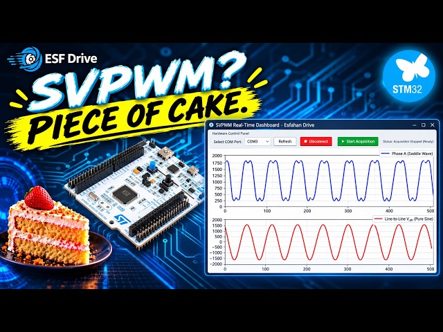 🚀 Mastering SVPWM on STM32: Easy Implementation