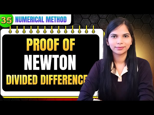 Derivation of Newton Divided Difference Formula | Numerical Method Playlist