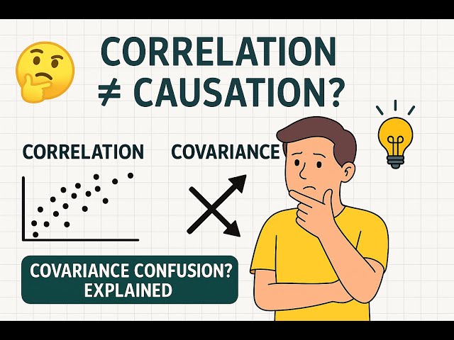 Correlation vs Covariance vs Causation | Explained with Real-Life Examples