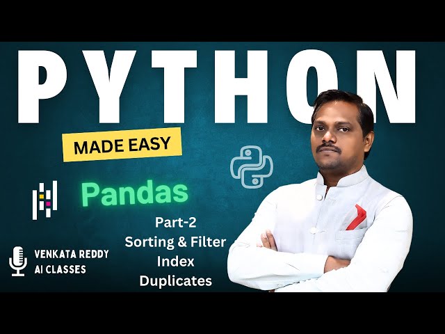 Python Pandas | Video 5 | Part 2 | Python Made Easy