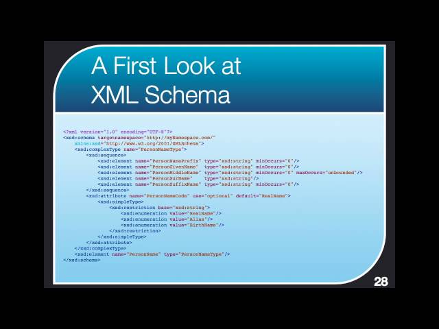 NIEM ATC 2 of 5 - Basic XML Schema (First Look)