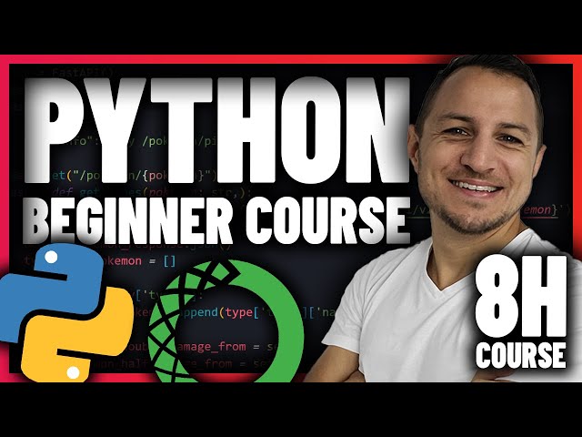 Python Beginner Course - Learn to code Python! Full 8 Hour Course