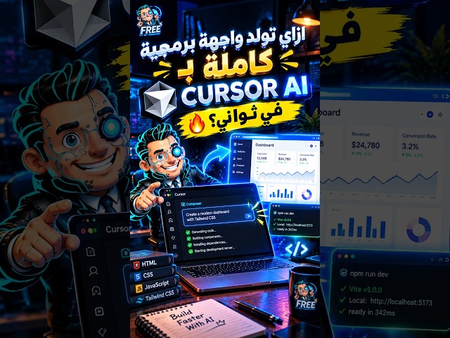 Look at what Cursor AI can do, it builds the interface all by itself! 😱 #shorts #technology