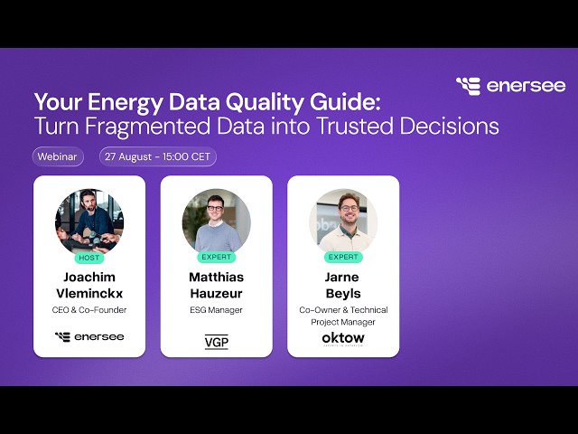 The Energy Data Quality Guide: Turn Fragmented Data into Trusted Decisions