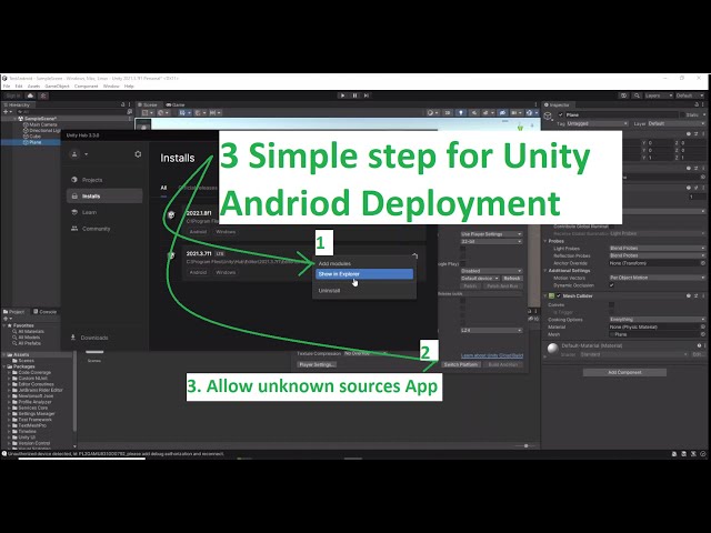 Simplifying Unity Android Deployment: A 3-Step Guide