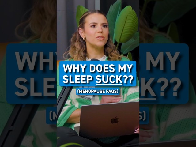 The reason you CAN'T SLEEP during menopause