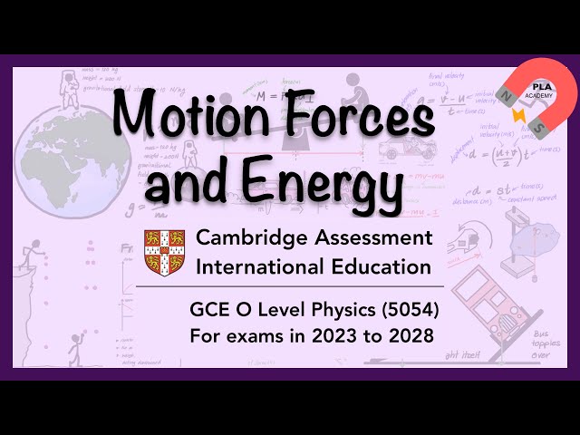 O Level Physics 5054 Unit 1 Motion, forces and energy #o_level_physics