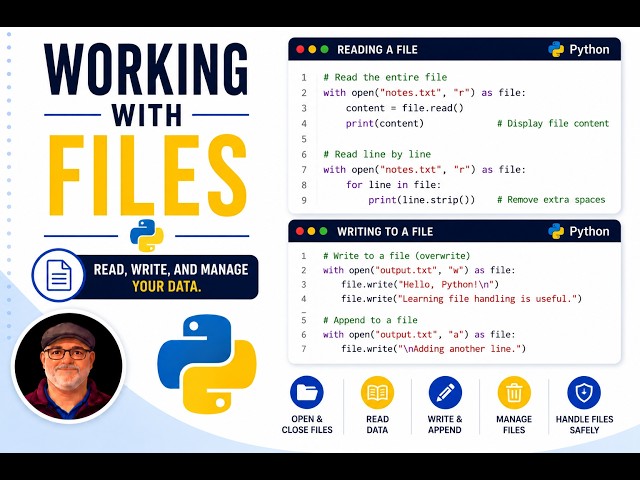 Beginning Python (Episode 11 - Solutions): File Handling