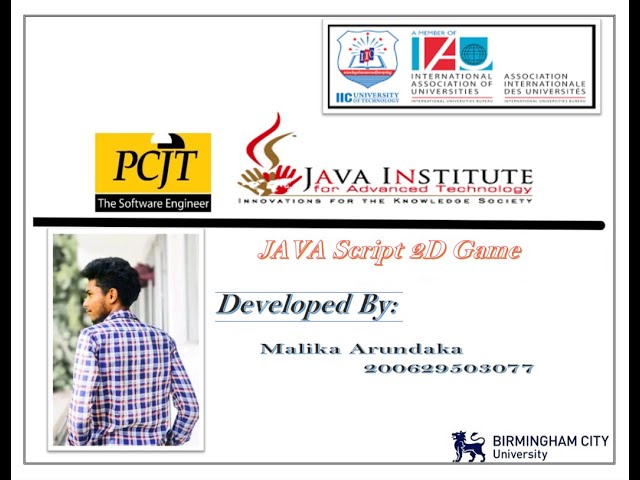 My First Project of Java Institute Software Engineer Degree