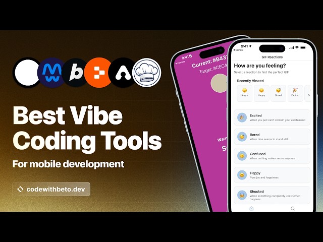 The best vibe coding tools for mobile development