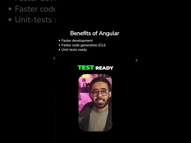 5 Major Benefits of Using Angular: Build Faster with Less Code! 🔥 #shorts
