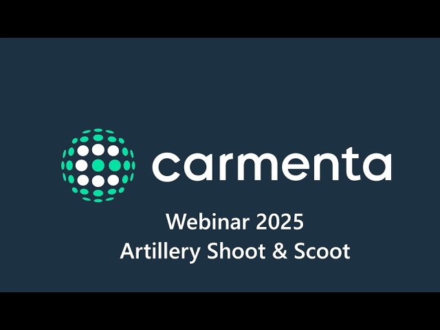 Webinar - Optimizing Firing Position Usage in Artillery Shoot-and-Scoot Tactics