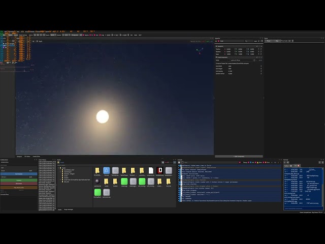 ZarinEngine Game Of Life compute shader 5000x5000 grid on python script