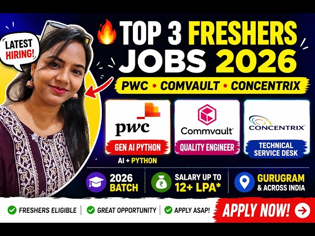 PWC & 2 More Hiring Software Engineers | 2026/25/24 Batch | Required Skills? | Responsibilities?