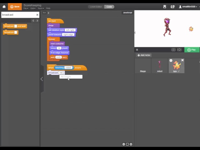 Tynker Tutorial How to Make your Game Keep Score