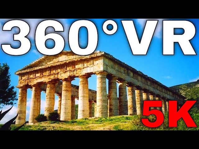 360° VR Temple of Segesta Italy Sicily Virtual Tour 5K Virtual Reality HD 4K
