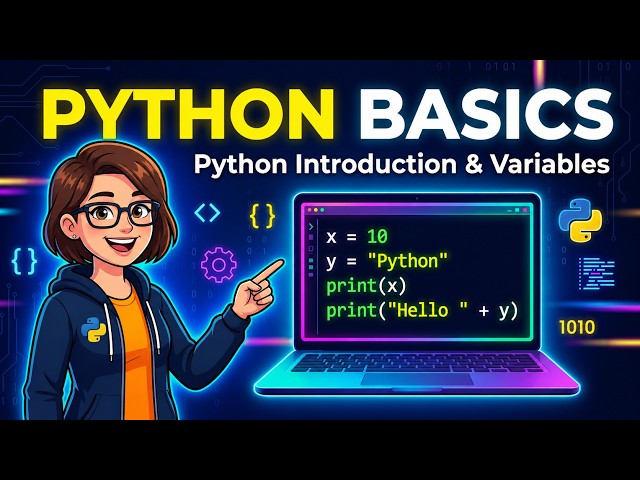 Learn Python in Telugu 🔥 | Introduction to Python & Variables | Python Full Course #1