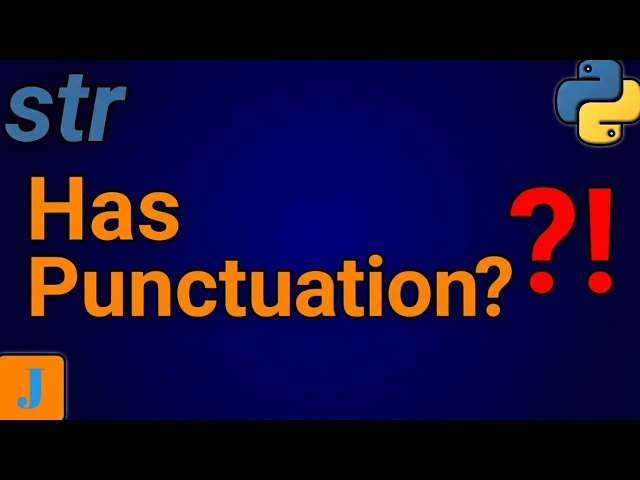 How To Check If A String Has Punctuation Python