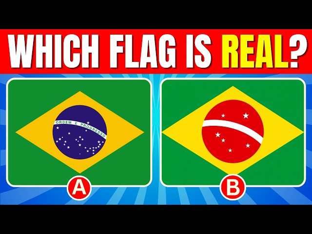 Guess the Correct Flag! 🚩 | 60 Flags Quiz for Kids | Easy, Medium & Hard