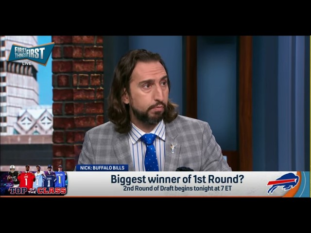 Buffalo Bills WON THE DRAFT? 👀 Nick Wright REACTS | FIRST THINGS FIRST | NFL