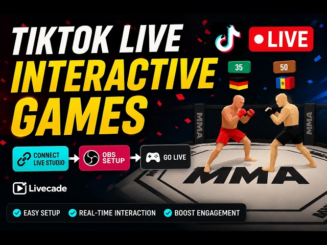 TikTok Live Interactive Games: Full Setup Tutorial | Livecade