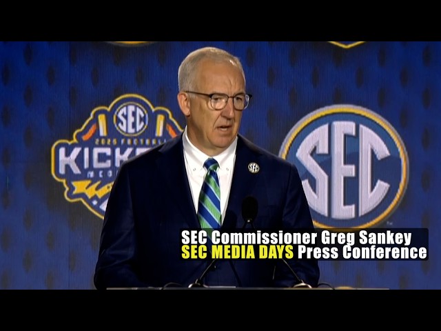 SEC Commissioner Greg Sankey Press Conference | 2026 SEC Media Days