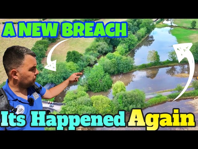 The Canal Has Breached Again - Swanley Bridge Breach