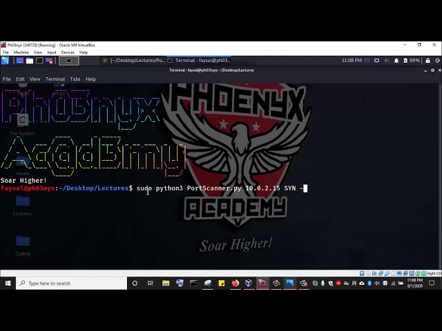 Malicious Python 3 Programming: Port Scanner - syn scan