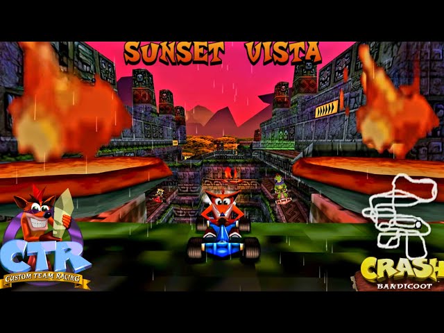 CTR Crash Team Racing: Sunset Vista Custom Track By Tramadoll