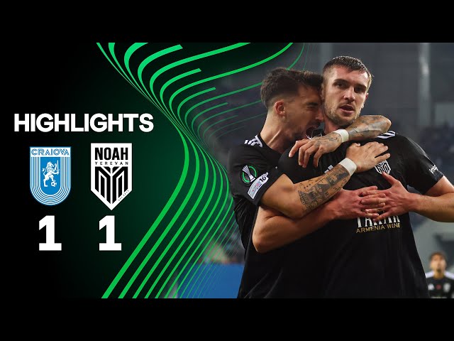 Universitatea Craiova 1-1 Noah (UEFA Conference League, League Phase, MD2) | Highlights