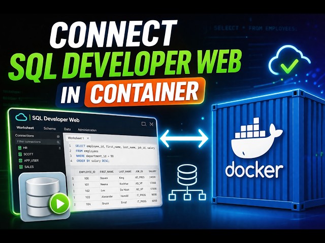 Connect Sql Developer web to APEX Docker Container  [No Sound]