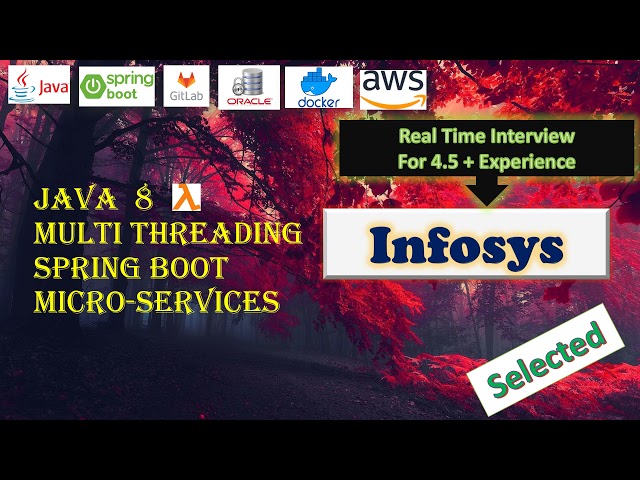 INFOSYS   || Selected ||  Core Java  || Spring boot || Microservices || Real Time Java Interview