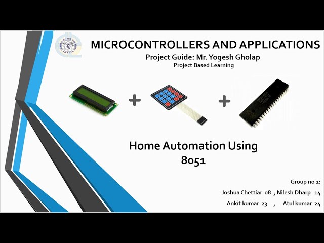 Home Automation using 8051 | Timer | 8051 | Assembly language programming | Use earphones
