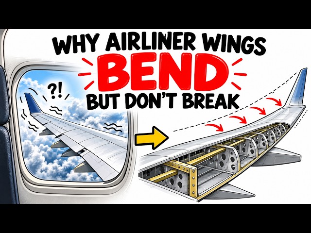 How Airliner Wings Bend Without Breaking