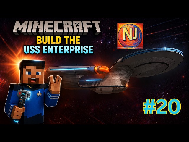Minecraft Tutorial: USS Enterprise-D (Star Trek TNG) | Part 20 - DECK 24 🖖⛏️