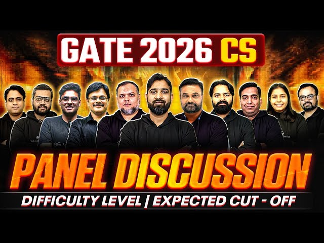 GATE 2026 Computer Science Analysis | Difficulty, Cut-Off | Panel Discussion
