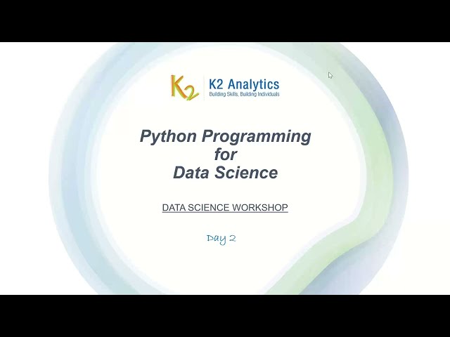 Python Programming for Data Science | Data Structures - List, Tuple, Dictionary, Set, Mutable Object