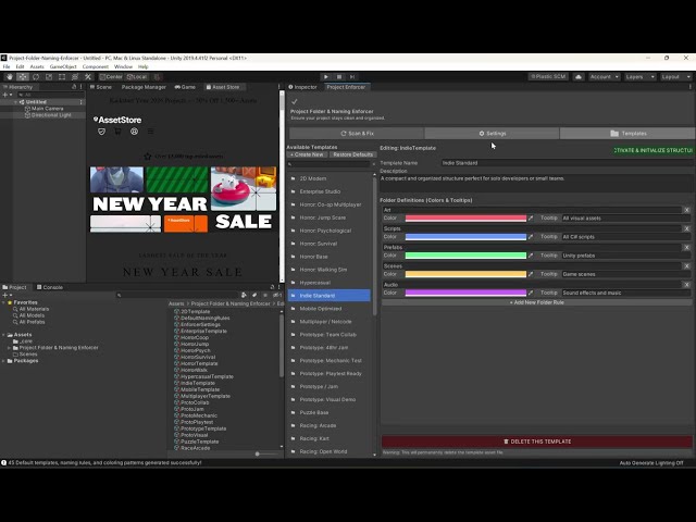 Project Folder & Naming Enforcer