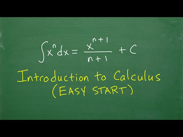 EASY CALCULUS Introduction – Anyone with BASIC Math skills can understand….