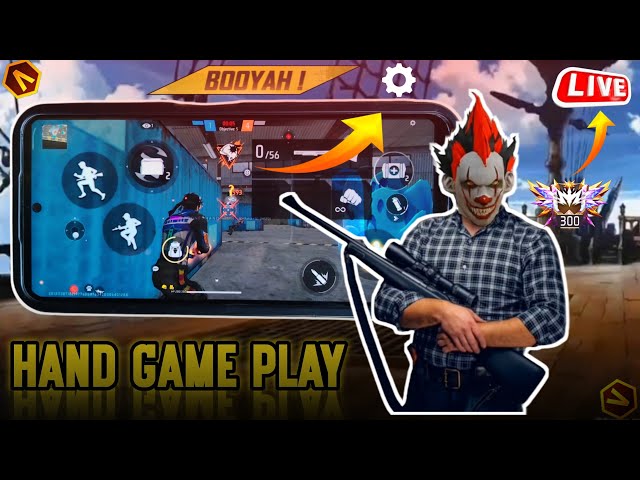 ONE HAND GAMING 💯 FREE FIRE MAX 💯 LIVE ON 🥰 ONE TEP 🤯 HAND GAME PLAY