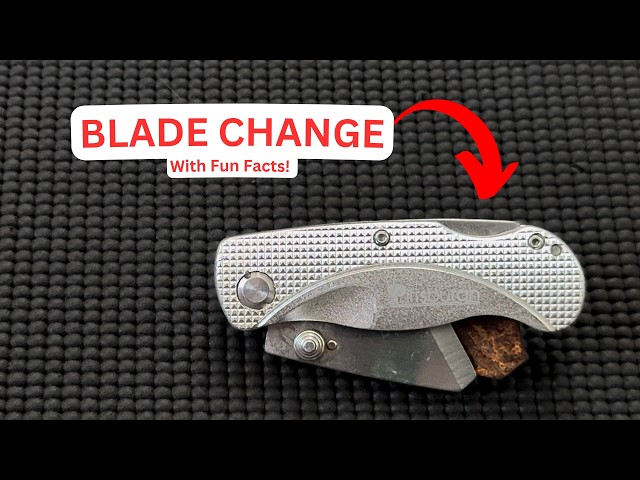 How to Change the Blade on PITTSBURGH Folding Utility Knife from Harbor Freight