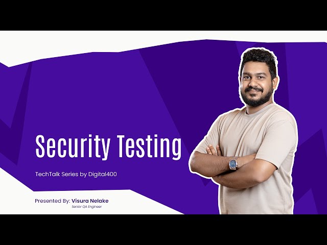 Security Testing Using Burp Suite – TechTalk by Digital400