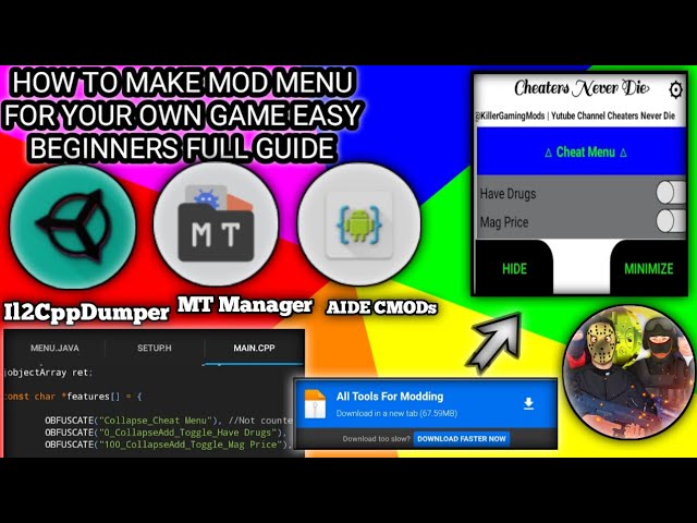 How To Make Mod Menu On Your Own Game Full Beginners Guide