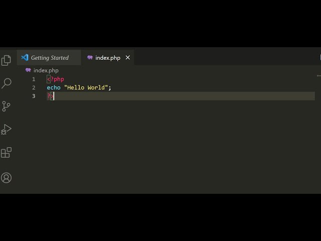 Write first Php program | Print Hello world in Php using xampp server