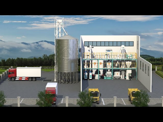 Turnkey 5-7T/H Complete Animal Feed Processing Plant | Feed Pellet Production Line #feedmill