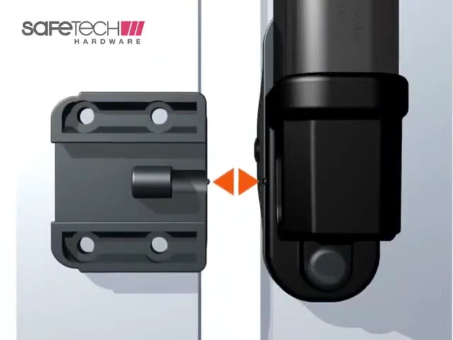 Safetech Hardware   Magnetic Pool Gate Latch