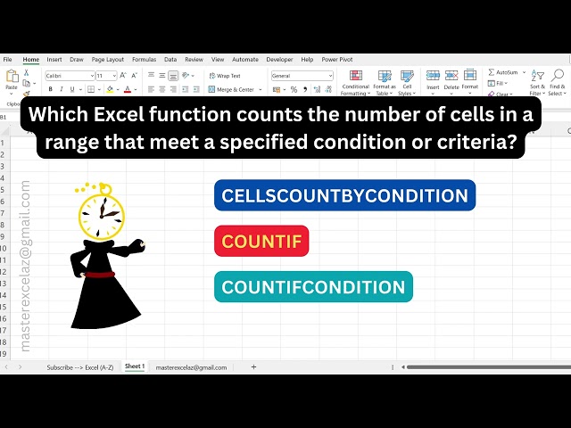 #98 -  Excel formula question and answer