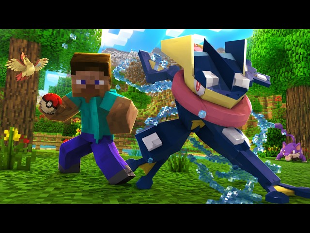 MINECRAFT PIXELMON #1 | RUMO AO GRENINJA! 🐸💧+ CASA NOVA E DECORAÇÃO INSANA!