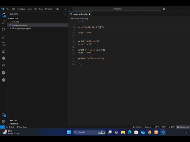 PHP echo vs print vs print_r vs printf | PHP Output Functions Explained with Examples